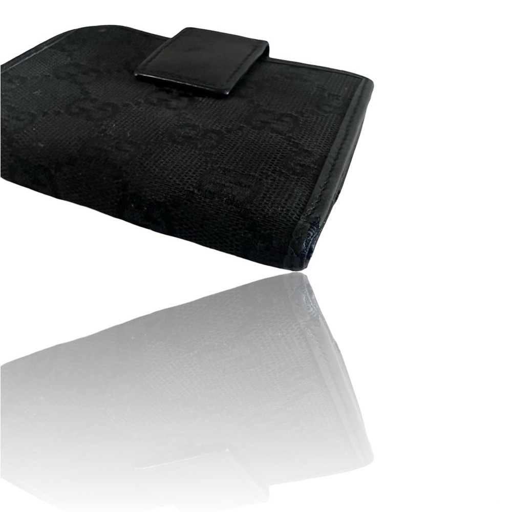 Gucci Black Mono Coated Bi-fold Wallet 4.5in x 4.5in - Picture 7 of 15